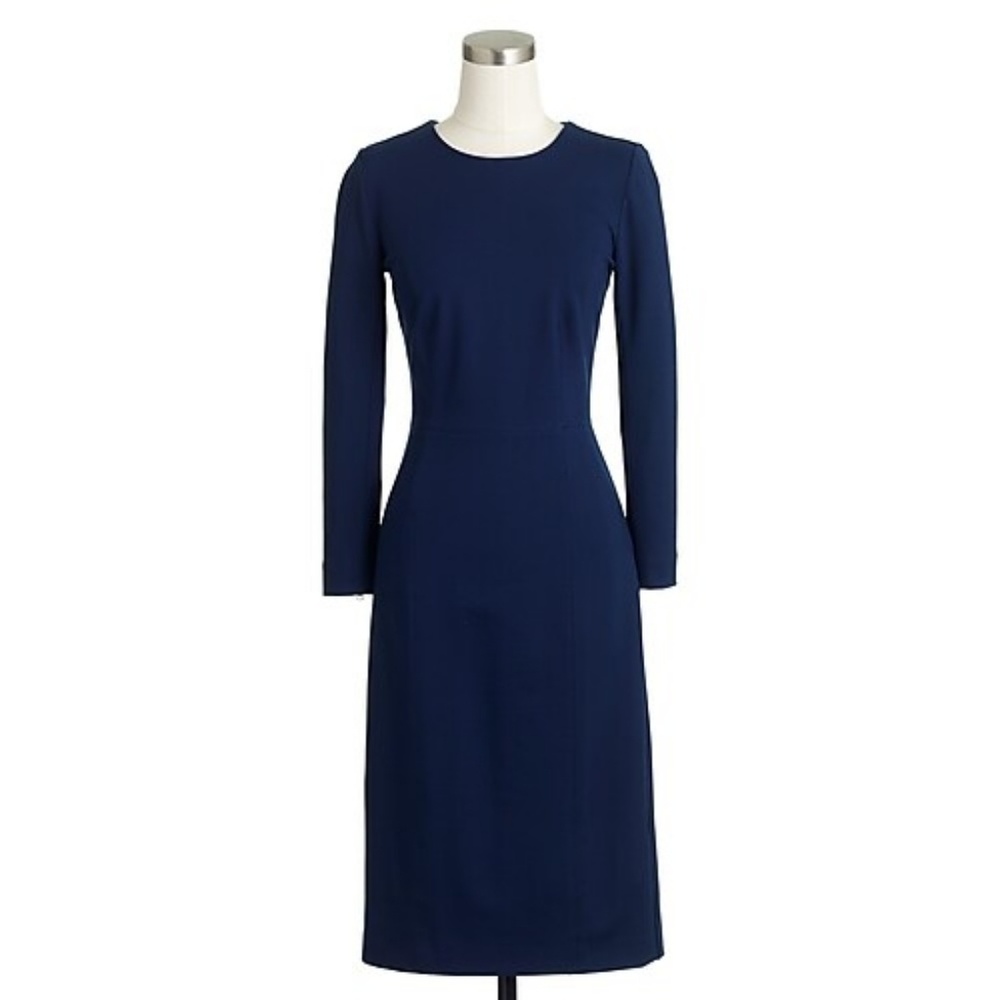 J. Crew Petite structured zip dress